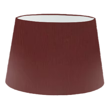 Claret Silk French Drum Lampshade