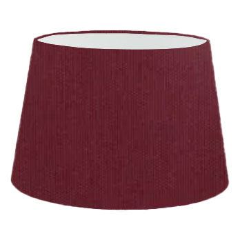 Claret Cotton French Drum Lampshade