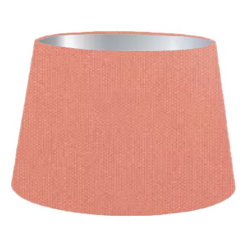 Coral Cotton French Drum Lampshade