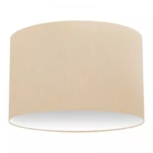 Cream Cotton Drum Lampshade