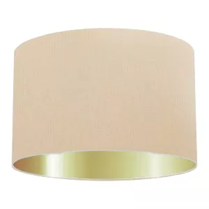 Cream Cotton Drum Lampshade