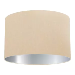 Cream Cotton Drum Lampshade