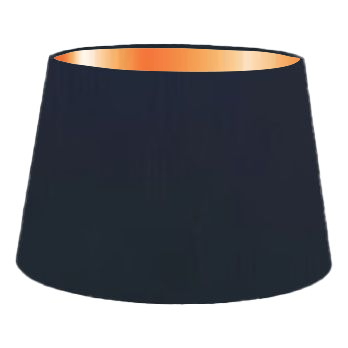 Dark Blue Cotton French Drum Lampshade