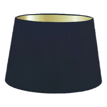 Dark Blue Cotton French Drum Lampshade