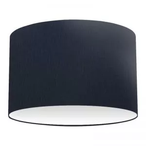 Dark Blue Cotton Drum Lampshade