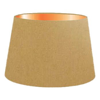 Dark Sand Cotton French Drum Lampshade