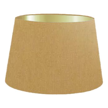 Dark Sand Cotton French Drum Lampshade