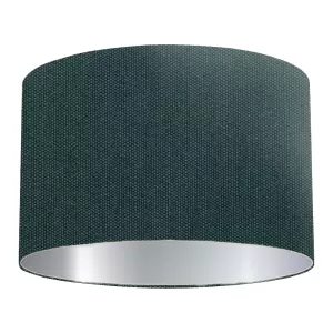 Dark Green Cotton Drum Lampshade