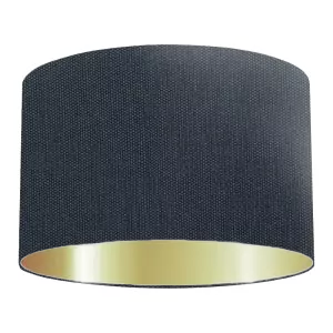 Denim Cotton Drum Lampshade