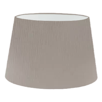 Dove Grey Silk French Drum Lampshade