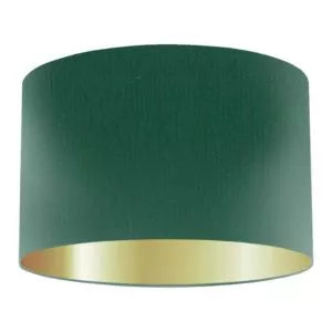 Evergreen Silk Drum Lampshade