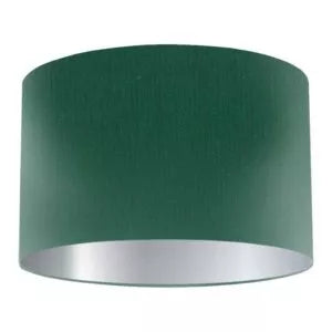 Evergreen Silk Drum Lampshade