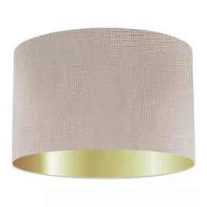 Feather Silk Drum Lampshade