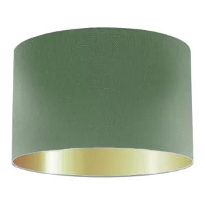 Fern Silk Drum Lampshade