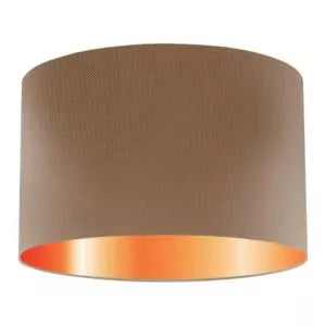 Fudge Silk Drum Lampshade