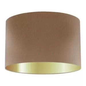 Fudge Silk Drum Lampshade