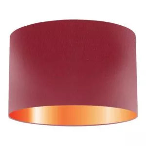 Fuchsia Silk Drum Lampshade