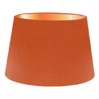 Flame Silk French Drum Lampshade