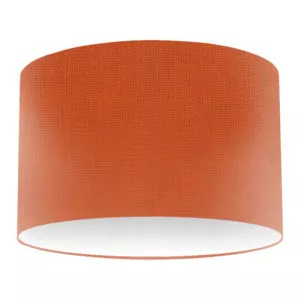 Flame Silk Drum Lampshade