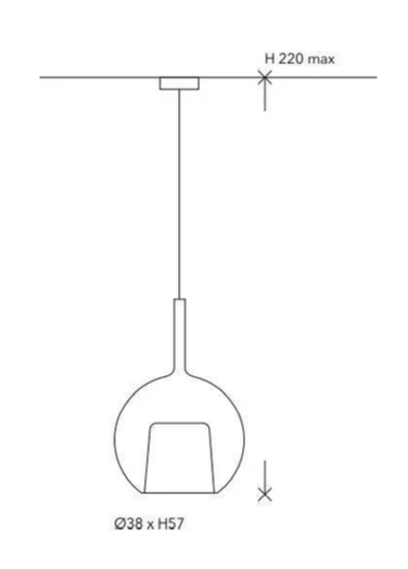 Glo Pendant Light - 4M cable