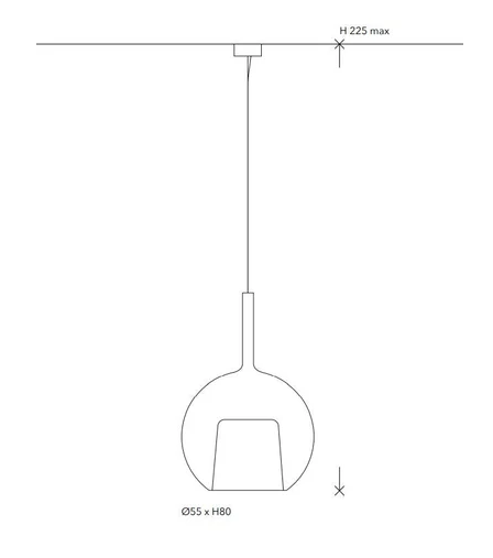 Glo Maxi Pendant Light - 4M cable