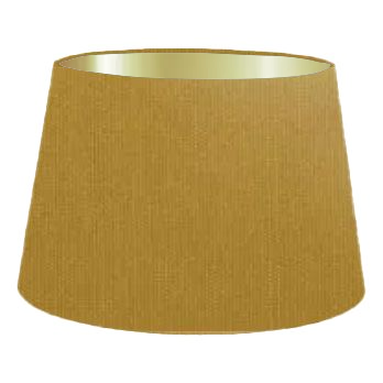 Gold Cotton French Drum Lampshade