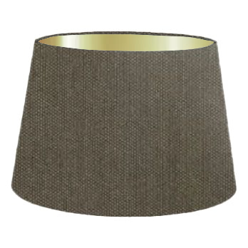 Graphite Cotton French Drum Lampshade