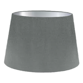 Graphite Silk French Drum Lampshade