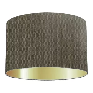 Graphite Cotton Drum Lampshade