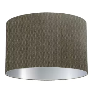 Graphite Cotton Drum Lampshade