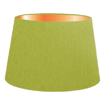 Green Cotton French Drum Lampshade