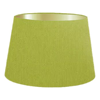 Green Cotton French Drum Lampshade