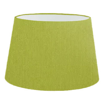 Green Cotton French Drum Lampshade