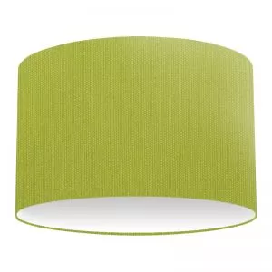 Green Cotton Drum Lampshade