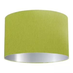 Green Cotton Drum Lampshade