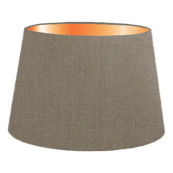 Grey Cotton French Drum Lampshade