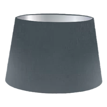 Gunmetal Silk French Drum Lampshade