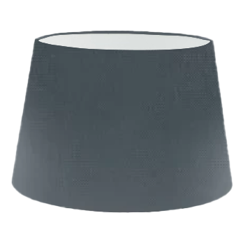 Gunmetal Silk French Drum Lampshade