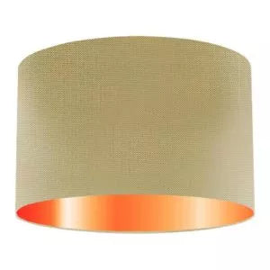 Harvest Silk Drum Lampshade