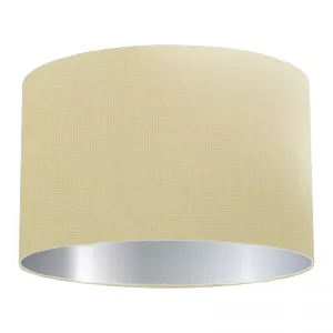 Honey Cotton Drum Lampshade