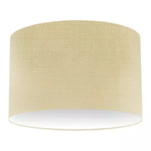 Honey Silk Drum Lampshade