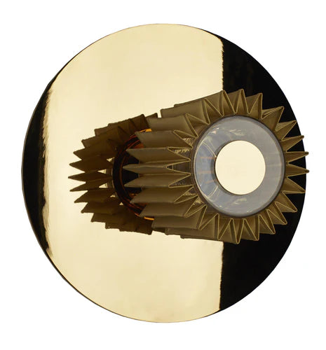 DCW Editions In The Sun Wall Light 270 Gold Base and gold Shade