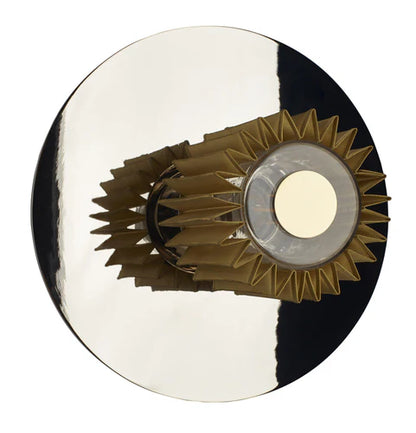 DCW Editions In The Sun Wall Light 270 Silver  Base and gold Shade