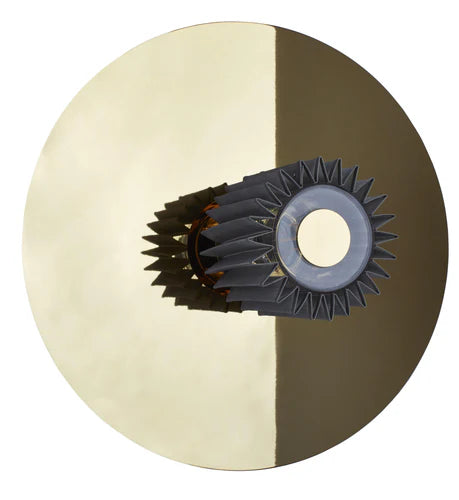 DCW Editions In The Sun Wall Light 380 Gold Base and Silver Shade