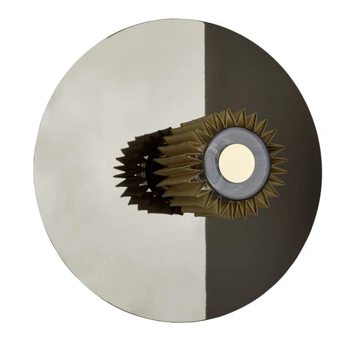 DCW Editions In The Sun Wall Light 380 Silver Base and gold Shade