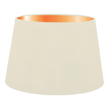 Ivory Cotton French Drum Lampshade