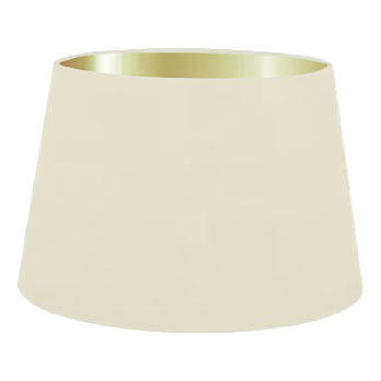 Ivory Cotton French Drum Lampshade