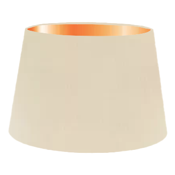 Ivory Silk French Drum Lampshade