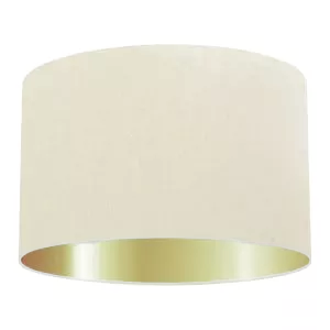 Ivory Cotton Drum Lampshade