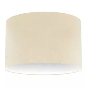 Ivory Silk Drum Lampshade